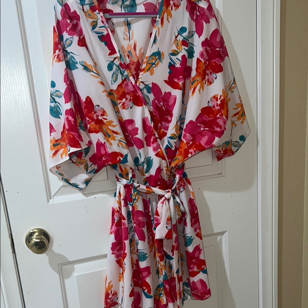 Floral Wrap romper